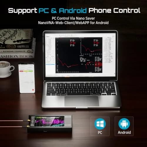 Seesii NanoVNA-H4 Vector Network Analyzer 1.5GHz 4" Touchscreen | Measures SWR, Phase, Smith Chart thumbnail 6