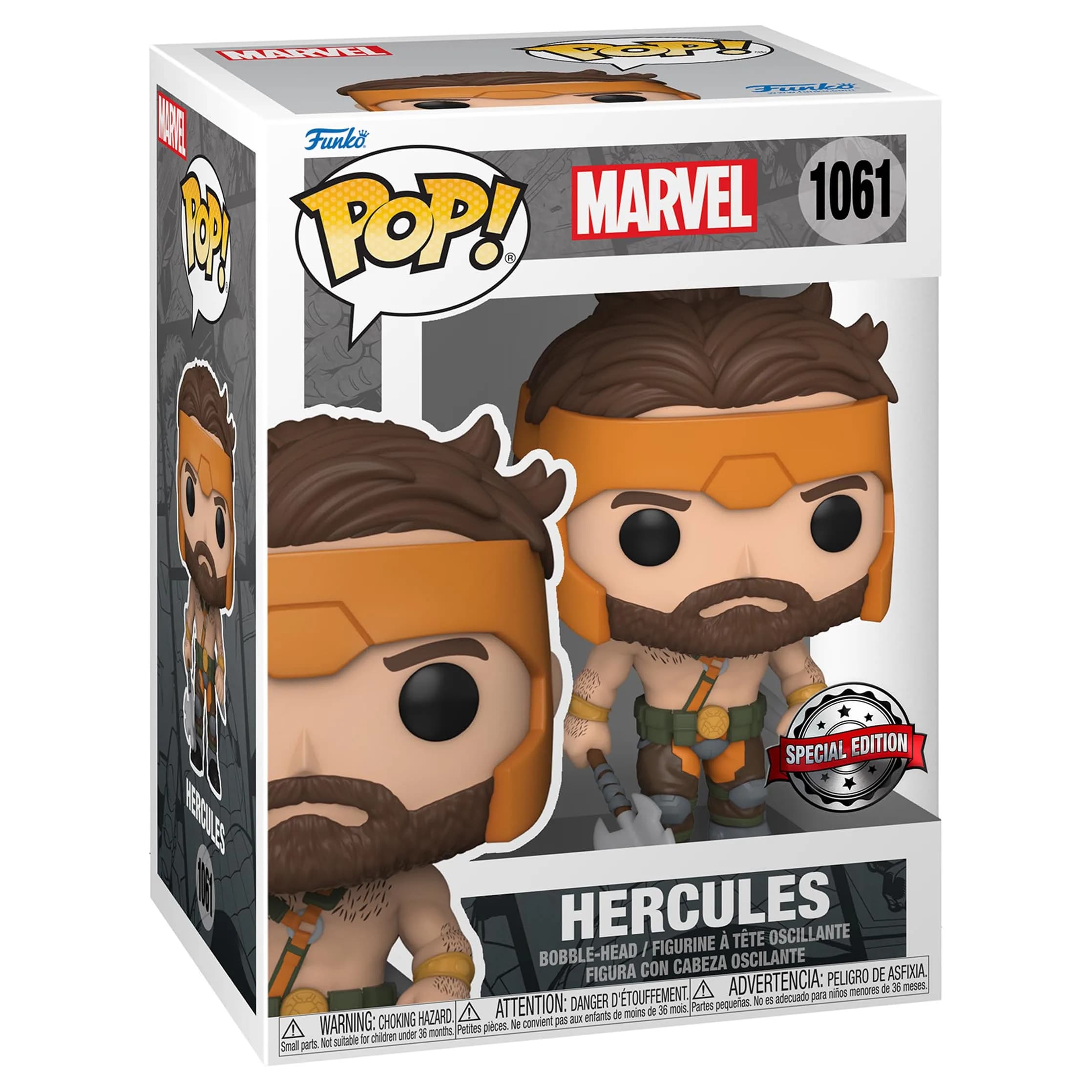 Funko POP Marvel: The Incredible Hercules (Special Edition Exclusive) Vinyl Figurine 10.7cm (4.2 inches) | Marvel Action Hero Collectible — Multicolor