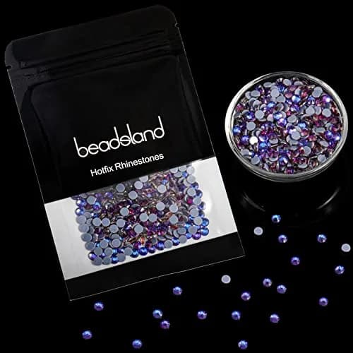 BEADSLAND Hotfix Rhinestones Purple Velvet SS16 (3.8-4.0mm) | 1440pcs Glass Crystal Embellishments thumbnail 5