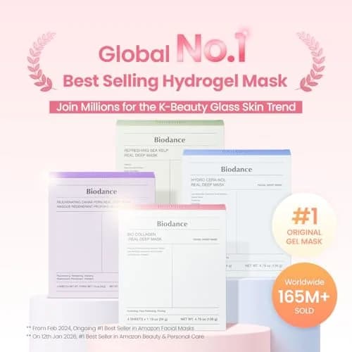 BIODANCE Bio-Collagen Real Deep Mask 34g (1.19oz) x 16ea | Overnight Hydrogel Face Mask for Hydration, Pore Minimizing, and Elasticity thumbnail 2