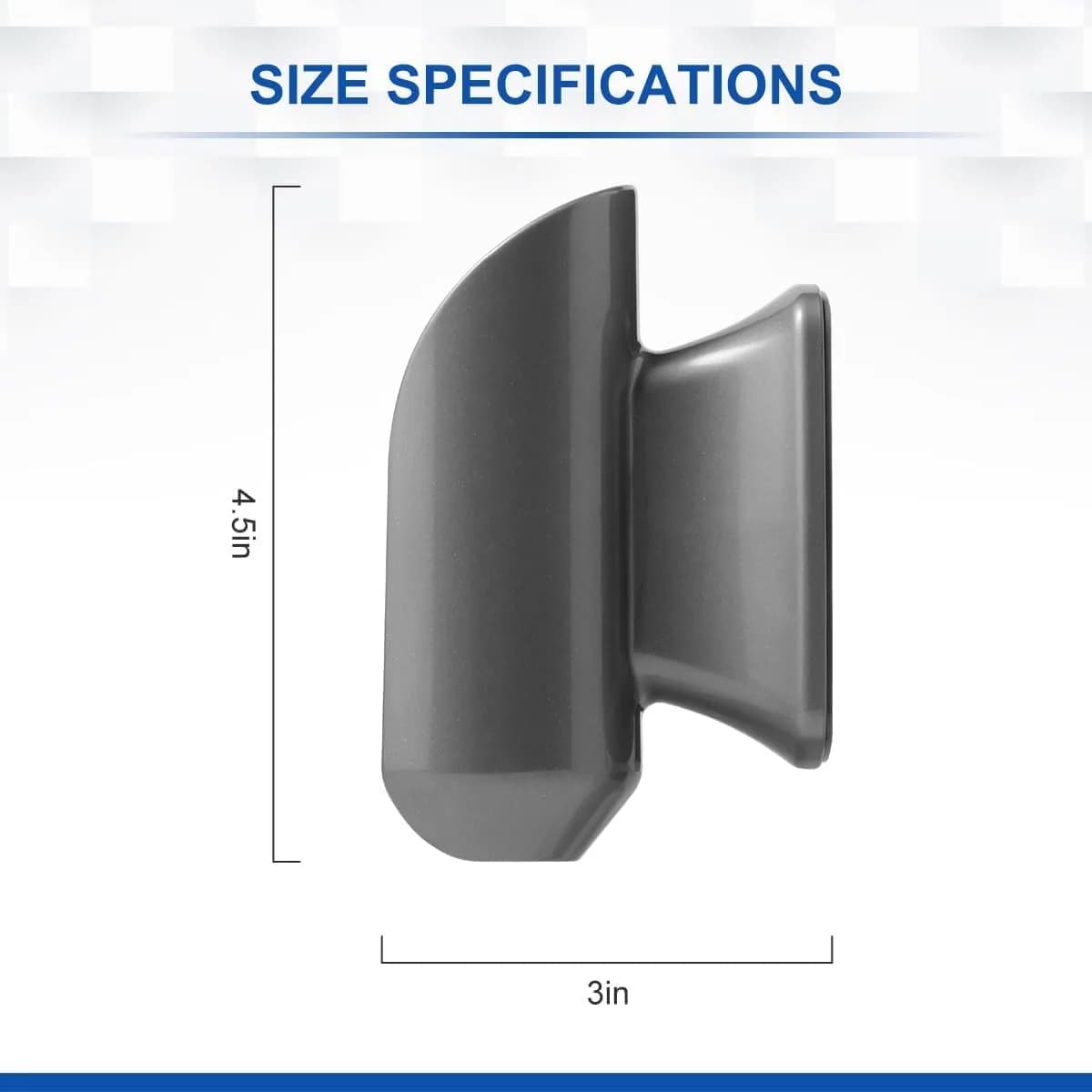 LANMU Gray Wall Mount Holder for Dyson Airwrap/Airstrait Styler | Organizer Stand for Home Bathroom - view 7