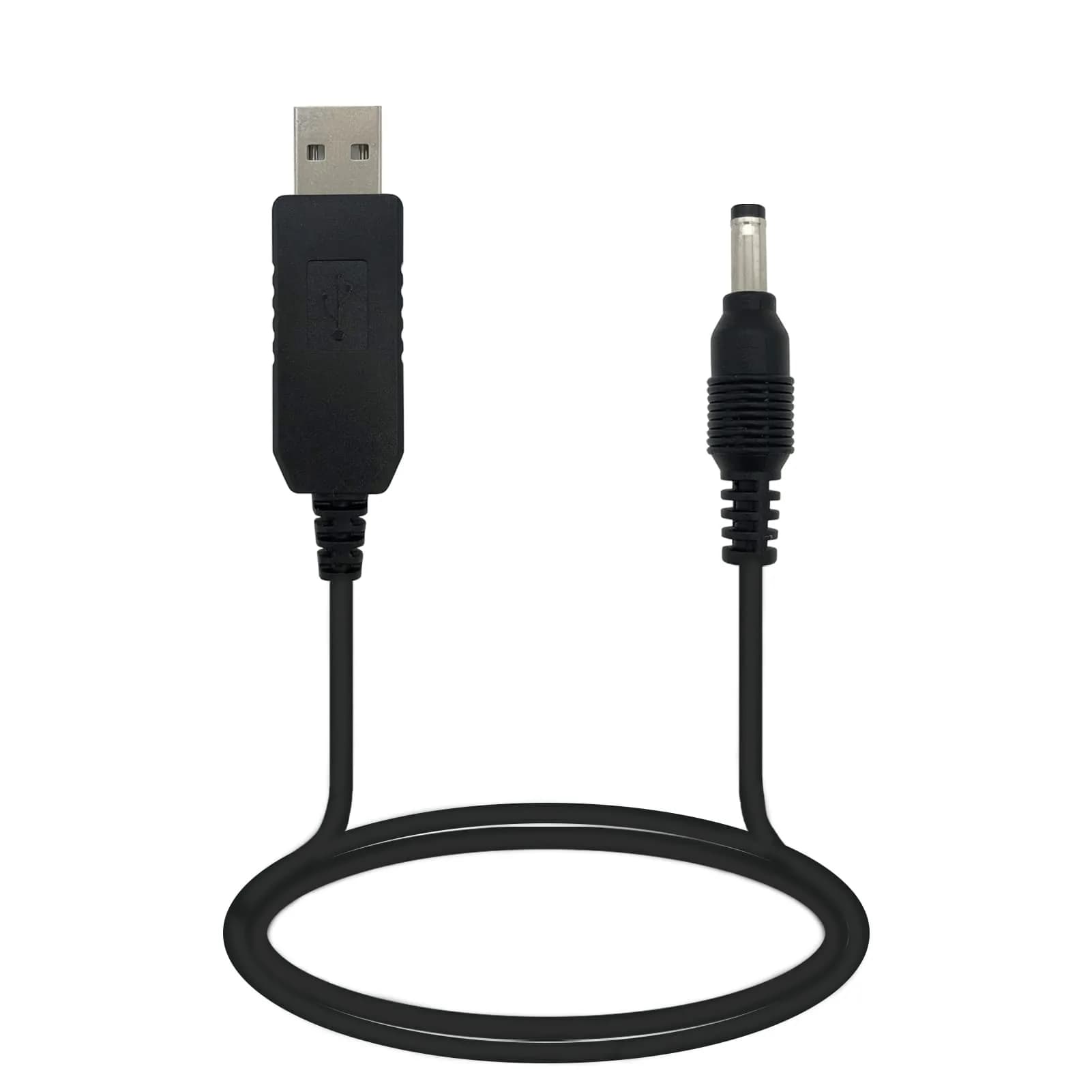 PDEEY USB Charger Cord Replacement for Alexa Echo Dot 3rd, 4th, 5th Gen | 3 FT PVC Cable, 12V Setup, Travel Ready — Black