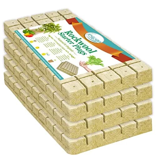 Legigo 200 Rockwool Cubes Seed Starter Plugs 1 Inch | Hydroponics & Soilless Cultivation thumbnail 1