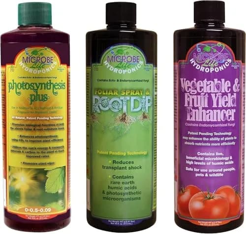 Microbe Life Hydroponics Additive Kit | Boost Plant Growth & Yields, Safe for Indoor & Outdoor Use thumbnail 1