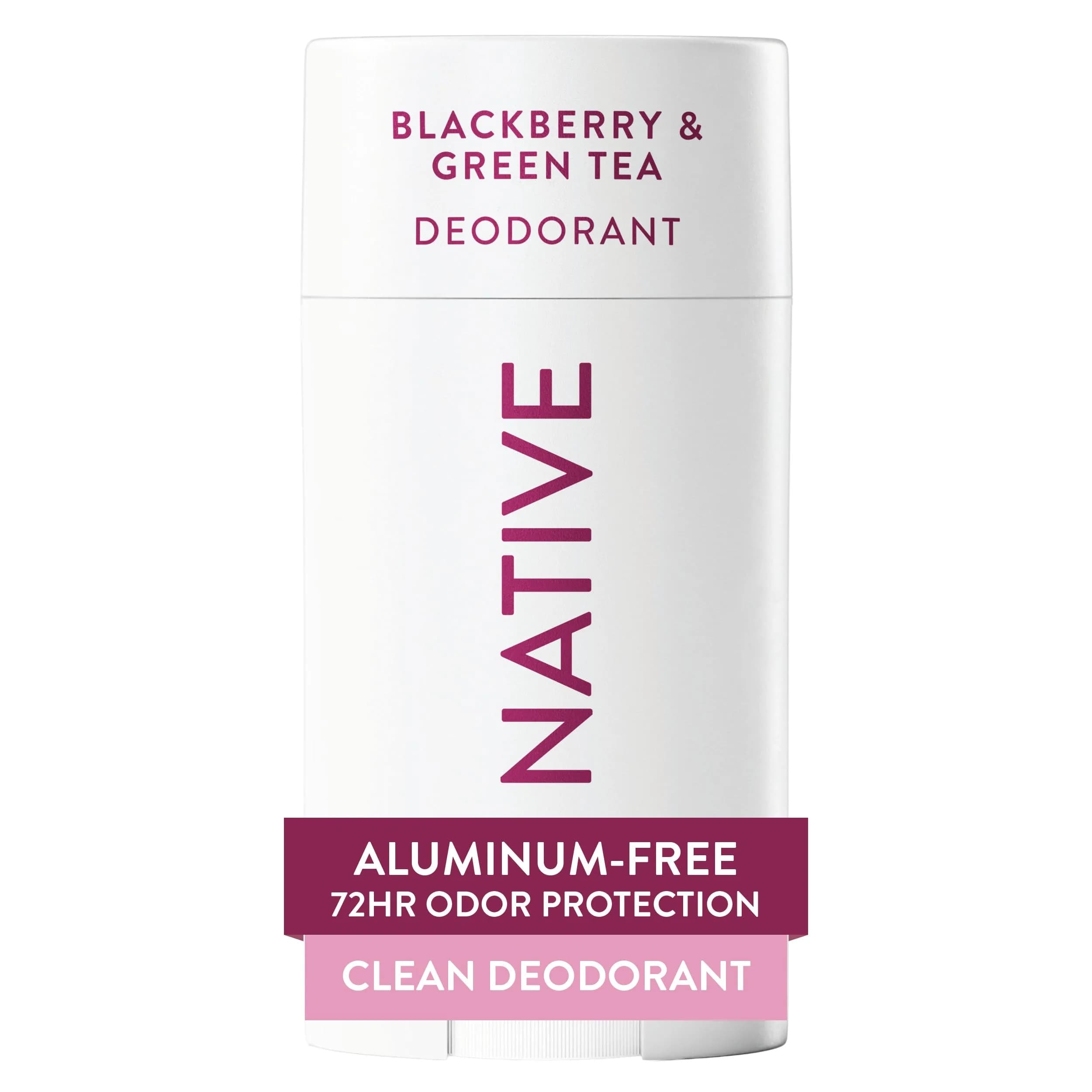 Native Blackberry & Green Tea Deodorant Stick 77g (2.65oz) | 72-Hour Odor Control - main product image