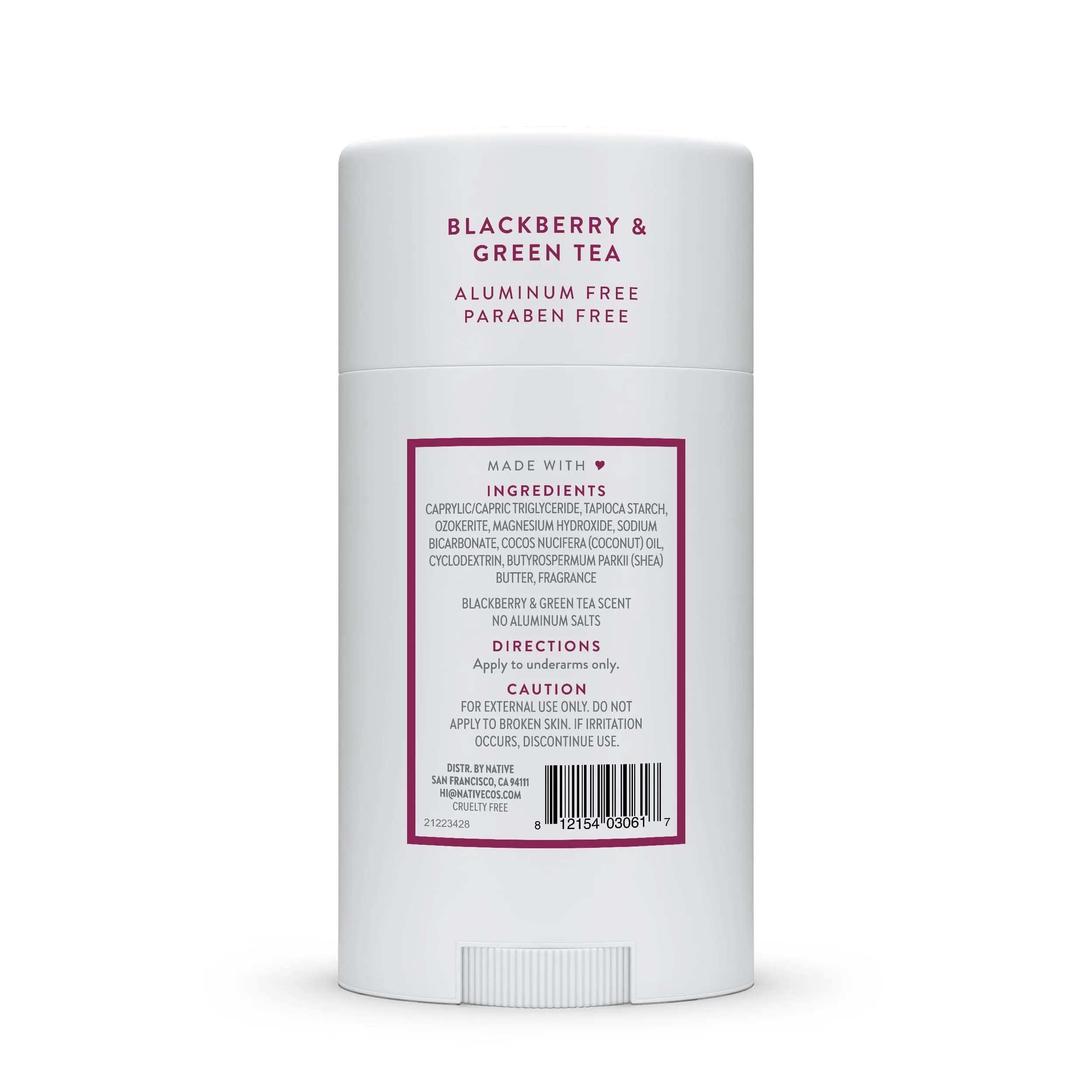 Native Blackberry & Green Tea Deodorant Stick 77g (2.65oz) | 72-Hour Odor Control - view 9