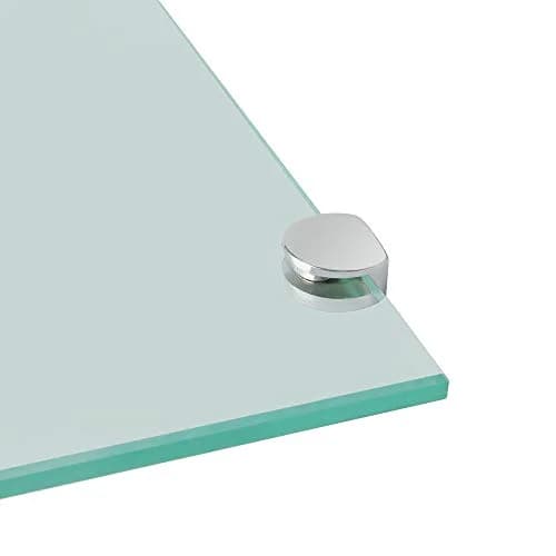 SAYAYO Glass Shelf Brackets Adjustable for 5-8 mm | Durable Zinc Alloy Support thumbnail 5