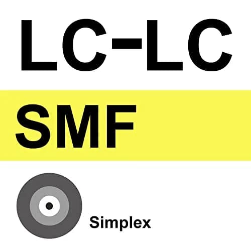 10Gtek Simplex Fiber Patch Cable - LC to LC Single-Mode Fiber, 50m (164ft), Yellow | High-Speed Data Transfer thumbnail 5