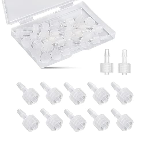 AIEX Luer Lock Syringe Connector Set 30pcs | Clear Polypropylene Adapters for Secure Lab Connections thumbnail 1