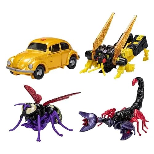 Transformers Buzzworthy Bumblebee Creatures Collide Multipack | 4 Figures | Ages 6+ thumbnail 2