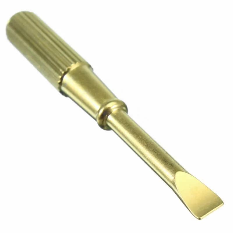 BRAVECOW Titanium Steel Mini Screwdriver for Love Bracelet | Gold, 48x6x4mm - view 2