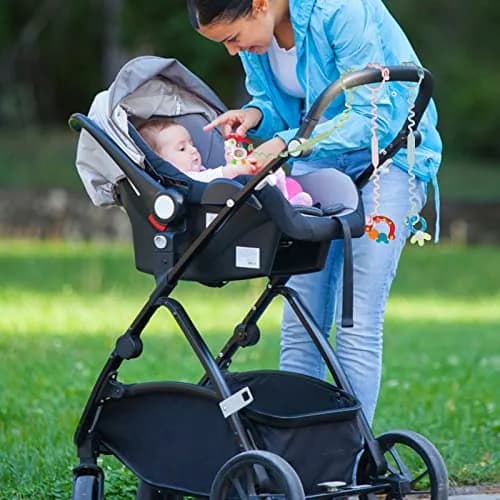 Yunaeduo Silicone Toy Straps for Baby, 5 Pack - Adjustable Safety Holder for Stroller, High Chair, Sippy Cups | BPA-Free thumbnail 4
