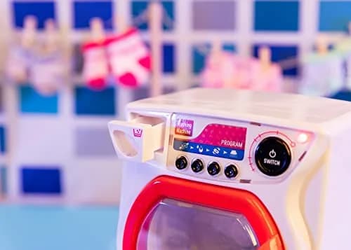Idena Children's Washing Machine with Sound & Light Effects | Realistic Play Toy for Kids 15cm x 18cm x 23cm thumbnail 4