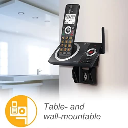 AT&T DECT 6.0 2-Handset Cordless Phone for Home | Long Range & Call Blocker thumbnail 9
