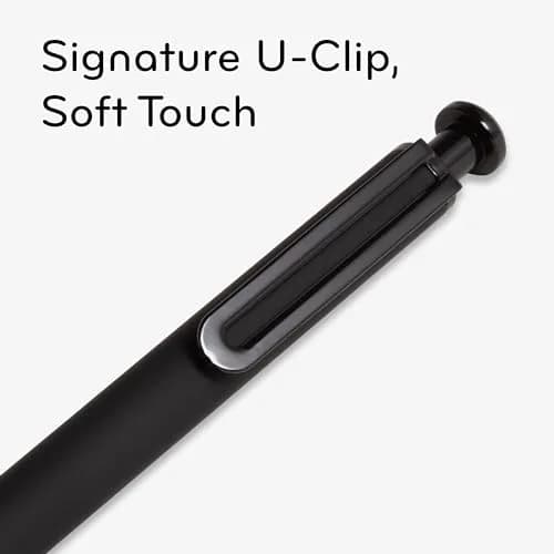 U Brands Ballpoint Pens 2 Pack | Bold 1.0 mm Point Black Ink, Black | Stylish & Impactful thumbnail 5