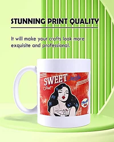KOALA Matte Waterslide Decal Paper No Need Spray Coating 8.5x11 in White | Compatible with Inkjet & Laser Printers thumbnail 4