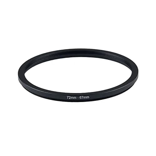 BETUYESS 72mm to 67mm Step-Down Rings Filter Adapter for All Brands UV ND CPL Metal thumbnail 2