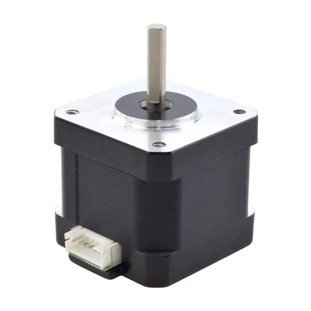STEPPERONLINE Nema 17 Stepper Motor 0.9deg 1.5A 30Ncm with 1m Cable | 42mm Frame Bipolar Motor for 3D Printers & CNC - view 2