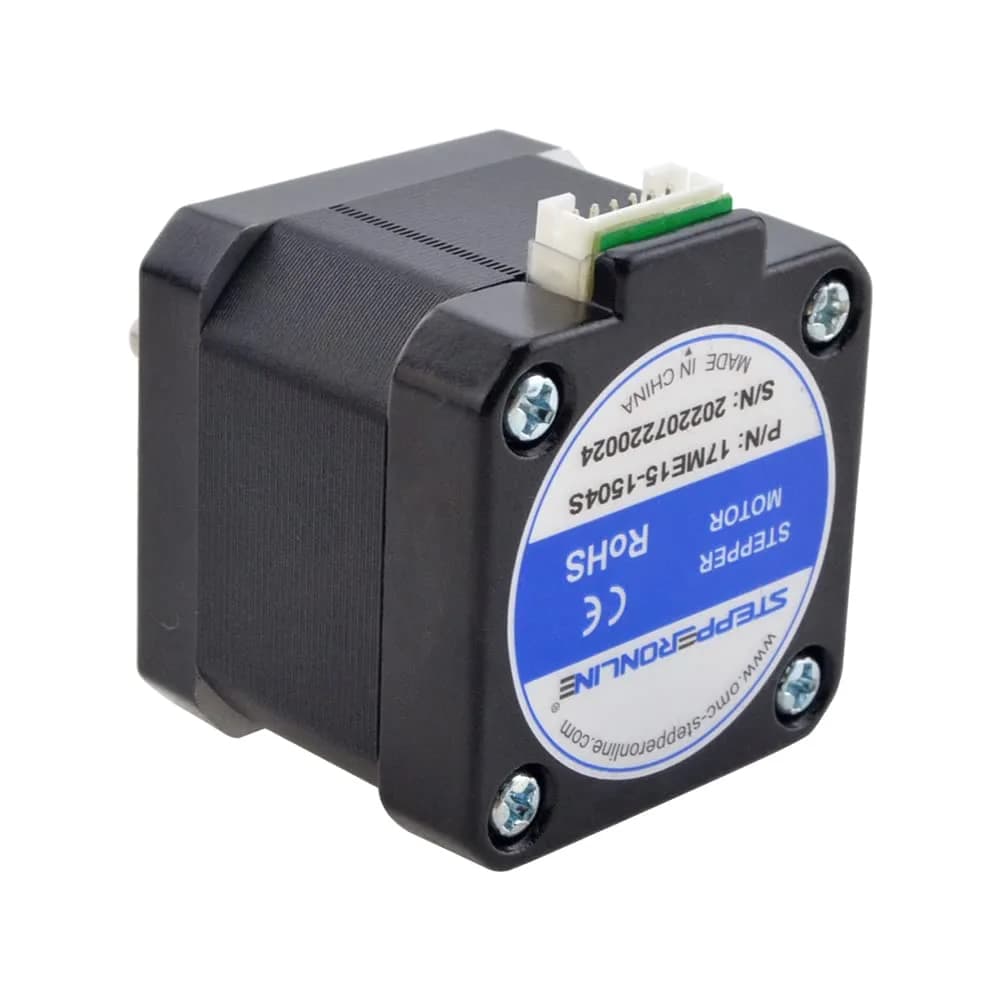 STEPPERONLINE Nema 17 Stepper Motor 0.9deg 1.5A 30Ncm with 1m Cable | 42mm Frame Bipolar Motor for 3D Printers & CNC - view 3