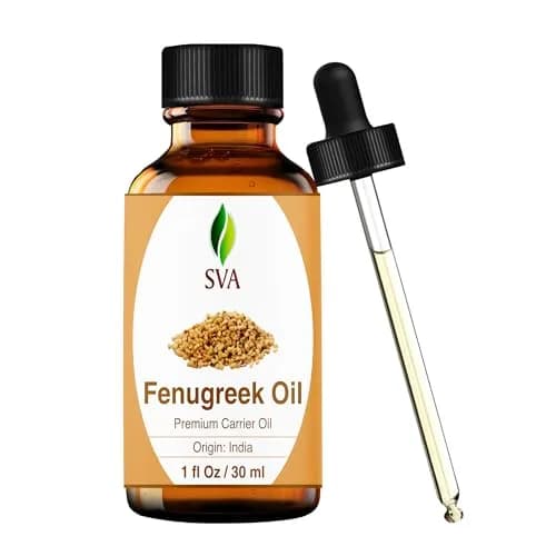 SVA ORGANICS Fenugreek Seed Carrier Oil 30 ml (1 Fl Oz) | USA Imported for Hair & Skin Care thumbnail 1