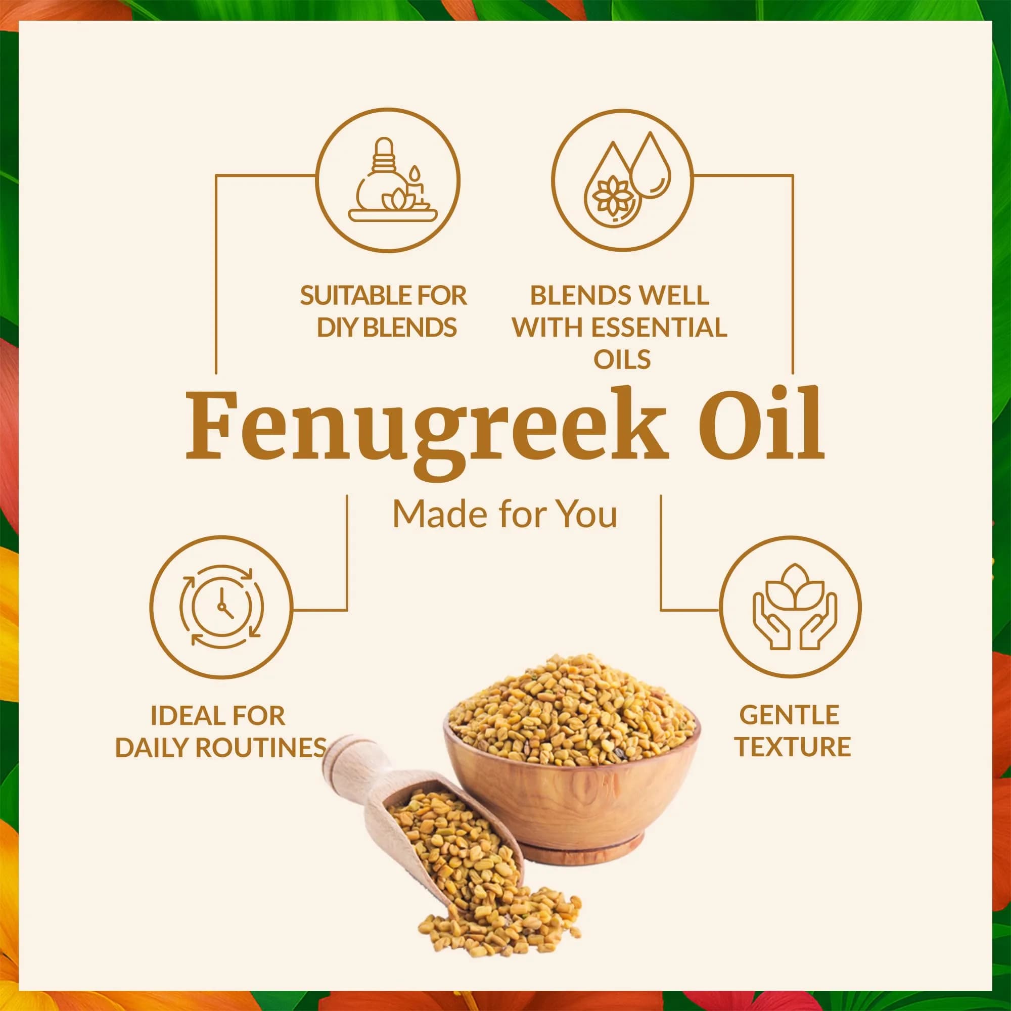 SVA ORGANICS Fenugreek Seed Carrier Oil 30 ml (1 Fl Oz) | USA Imported for Hair & Skin Care - view 3