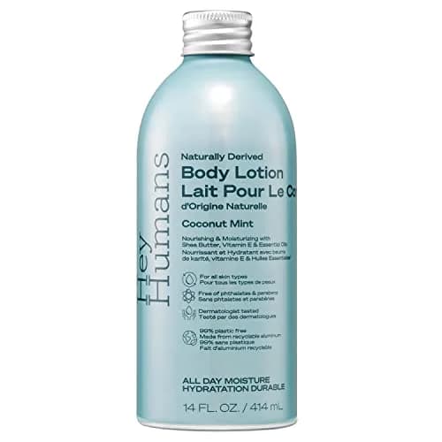 Hey Humans Moisturizing Body Lotion with Natural Ingredients - Coconut Mint & Shea Butter | Vegan, Cruelty Free, 14 fl. oz thumbnail 1