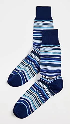 Paul Smith MEN SOCK SIGNATURE STRIPES | Classic Crew Length Socks with Signature Pattern thumbnail 2