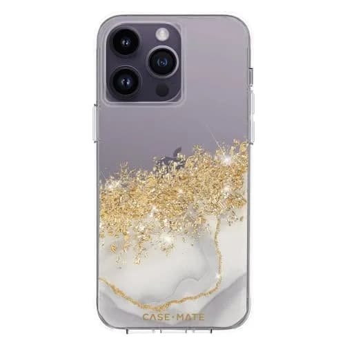Case-Mate iPhone 14 Pro Max Case - Karat Marble 6.7" | 10FT Drop & Wireless Charging thumbnail 1