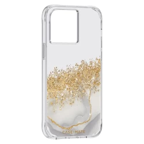 Case-Mate iPhone 14 Pro Max Case - Karat Marble 6.7" | 10FT Drop & Wireless Charging thumbnail 2