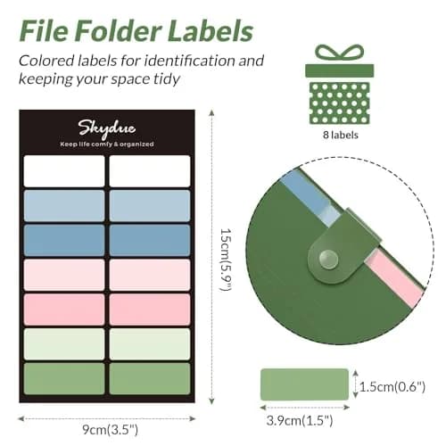 SKYDUE Expanding File Folder with 8 Pockets, Accordion Organizer, Letter Size, Olive Green | Durable Polypropylene for Home, School, Office thumbnail 4