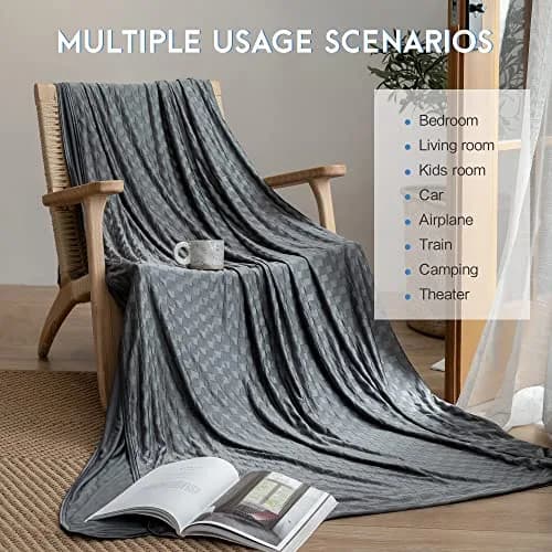 AmyHomie Cooling Blanket for Hot Sleepers 60"x80" | Lightweight Summer Twin Size thumbnail 6