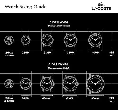 Lacoste 12.12 Quartz Watch 42mm (1.42in) | Sporty Fashion Timepiece with TR90 Case thumbnail 3