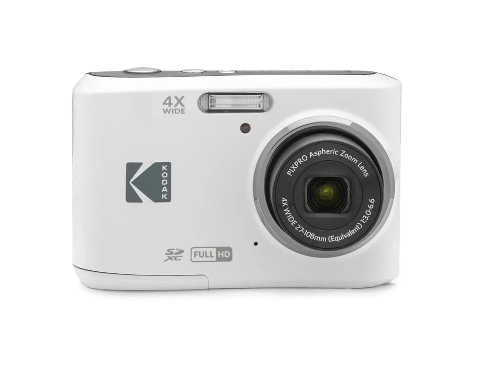 KODAK PIXPRO FZ45 Compact Digital Camera White 16MP | Easy Point-and-Shoot for Everyday Memories