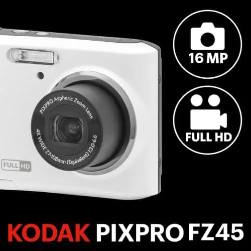 KODAK PIXPRO FZ45 Compact Digital Camera White 16MP | Easy Point-and-Shoot for Everyday Memories thumbnail 2