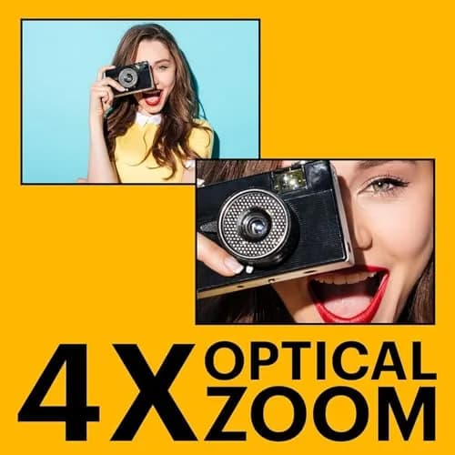 KODAK PIXPRO FZ45 Red Compact Digital Camera 91.9mm (3.62in) | 16MP CMOS Sensor, 4x Optical Zoom thumbnail 4