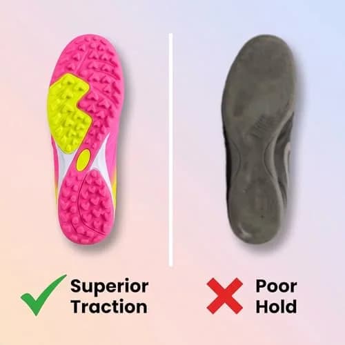 Vizari Liga Turf Soccer Shoes for Boys & Girls | Durable Polyurethane Sole, Rubber Outsole for All Surfaces thumbnail 5