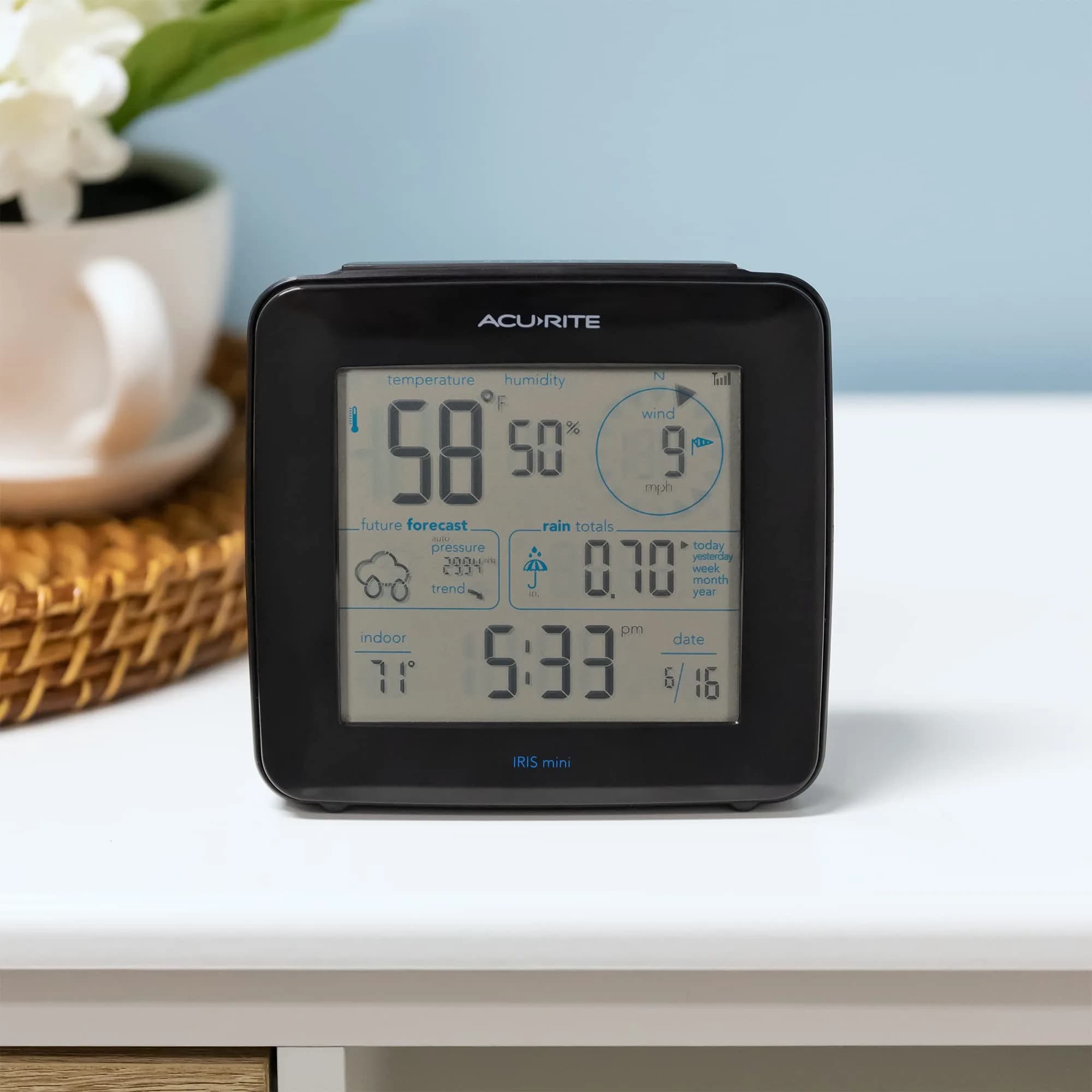AcuRite Iris Weather Station with Mini Wireless Display, 2.06 kg (4.56 lb) | Hyperlocal Forecast & Barometer - view 3
