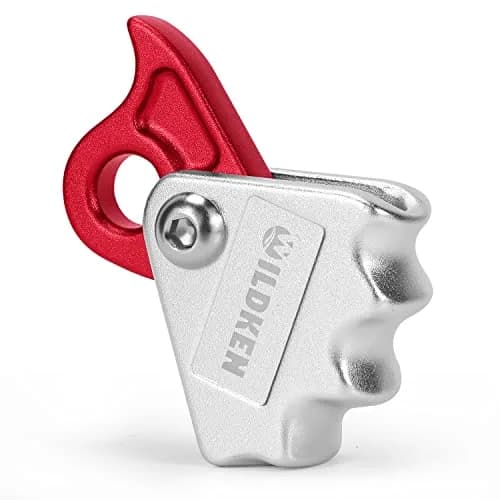 WILDKEN Climbing Ascender Fall Protection Belay Device | Lightweight Magnesium Alloy Rope Grab (7.8*7.5cm, 95g) thumbnail 1