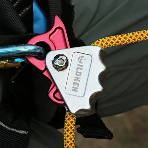 WILDKEN Climbing Ascender Fall Protection Belay Device | Lightweight Magnesium Alloy Rope Grab (7.8*7.5cm, 95g) thumbnail 7