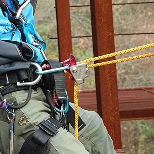WILDKEN Climbing Ascender Fall Protection Belay Device | Lightweight Magnesium Alloy Rope Grab (7.8*7.5cm, 95g) thumbnail 9