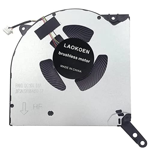 LAOKOEN Replacement CPU & GPU Cooling Fans for Lenovo Legion 5 Pro 16ACH6H (Type:82JQ) R9000P 2021H | 10V 0.8A thumbnail 7