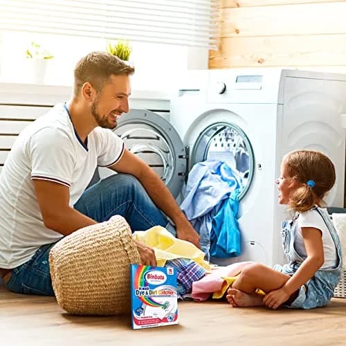 Binbata Color Grasper Laundry Sheets 76 Count | Prevents Dye Transfer & Color Bleeding thumbnail 7