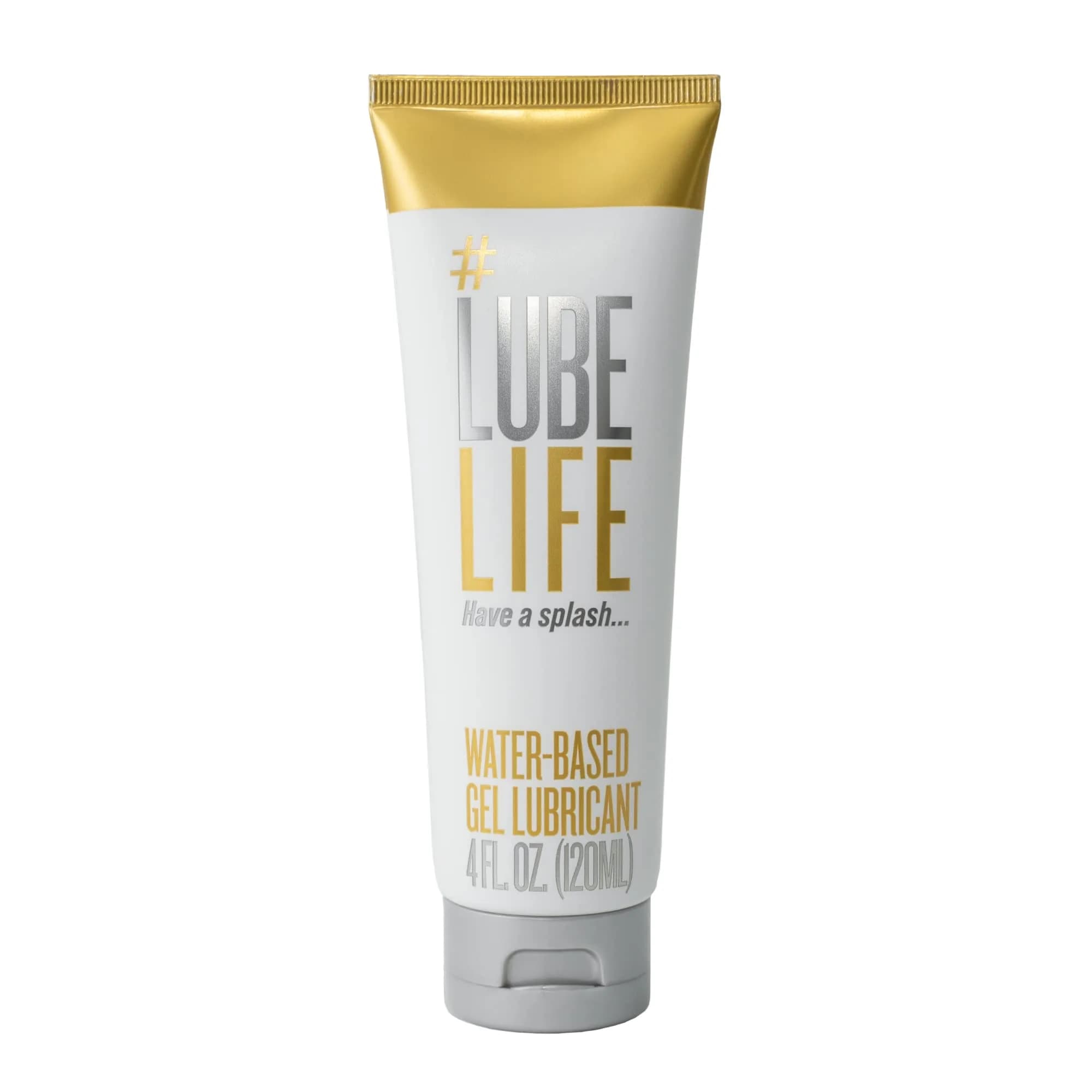 LubeLife Water Based Gel Lube 4 Fl Oz | Non-Drip Jelly for Sensitive Skin — Gel