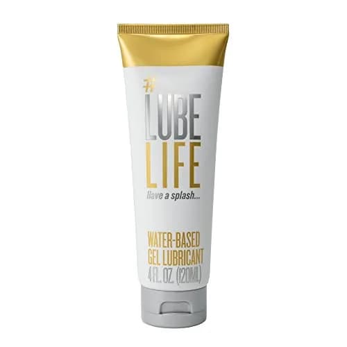LubeLife Water Based Gel Lube 4 Fl Oz | Non-Drip Jelly for Sensitive Skin thumbnail 1