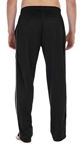 Gioberti Men's Athletic Track Pants, Zip Bottom, Black Charcoal, 3X-Large | Sporty, Comfortable & Quick-Dry thumbnail 5