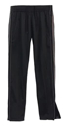 Gioberti Men's Athletic Track Pants, Zip Bottom, Black Charcoal, 3X-Large | Sporty, Comfortable & Quick-Dry thumbnail 3