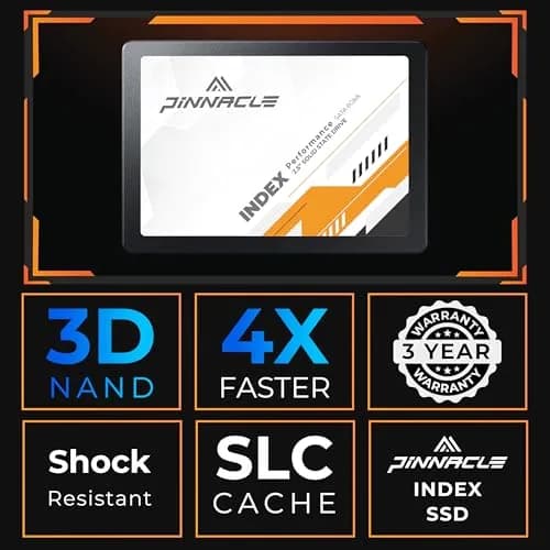 Timetec Pinnacle 256GB SSD 227.5GB (256GB) | Boost PC Speed with 530MB/s SATA III Internal Drive thumbnail 5