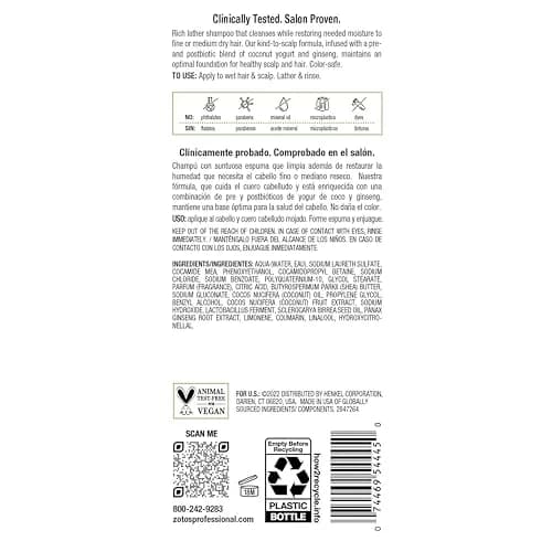 Biotera Moisturizing Shampoo for Dry, Fine Hair | Lightweight Hydration with Coconut & Shea Butter, Restores & Nourishes Moisture, Enhances Shine & Softness, Vegan, 15.2 Fl Oz thumbnail 8