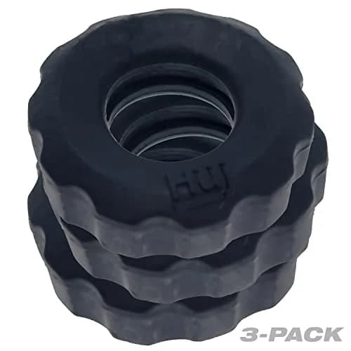 Oxballs Hunkyjunk Super Huj 3Pk Cockrings Tar Ice | Stretchy Design for Enhanced Pleasure thumbnail 2