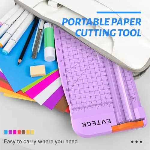 Evteck A4 Paper Cutter Slider Trimmer 38.1cm (15 Inch) | Professional School Paper Cutter with Security Blade thumbnail 6